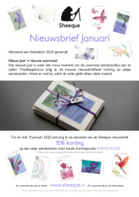 Sheeque nieuwsbrief januari 2020